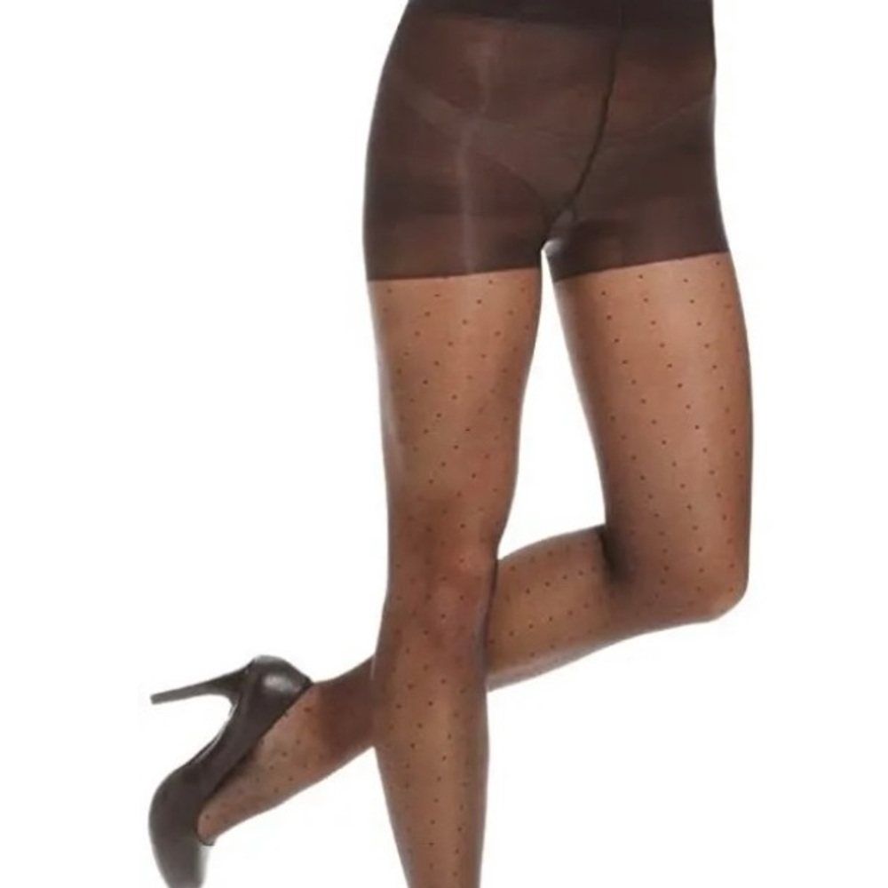 Hue black dot sheers size 3